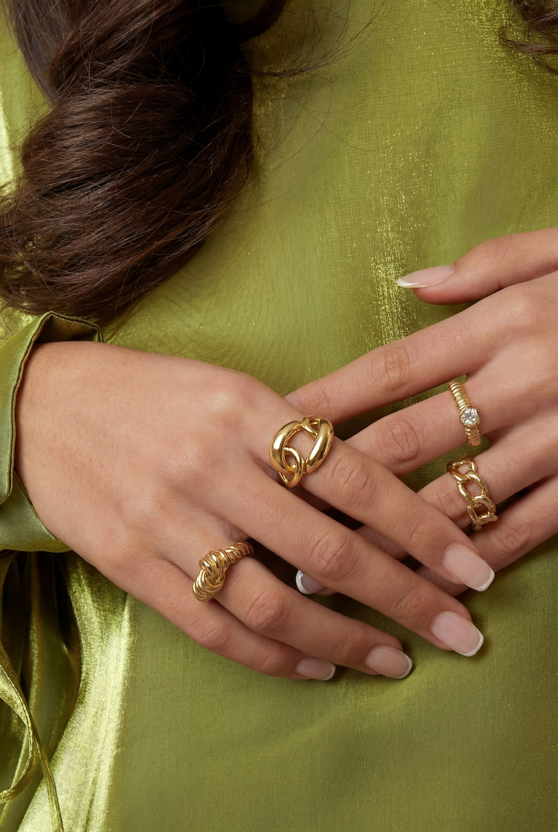 Anillo Elegante 14 quilates