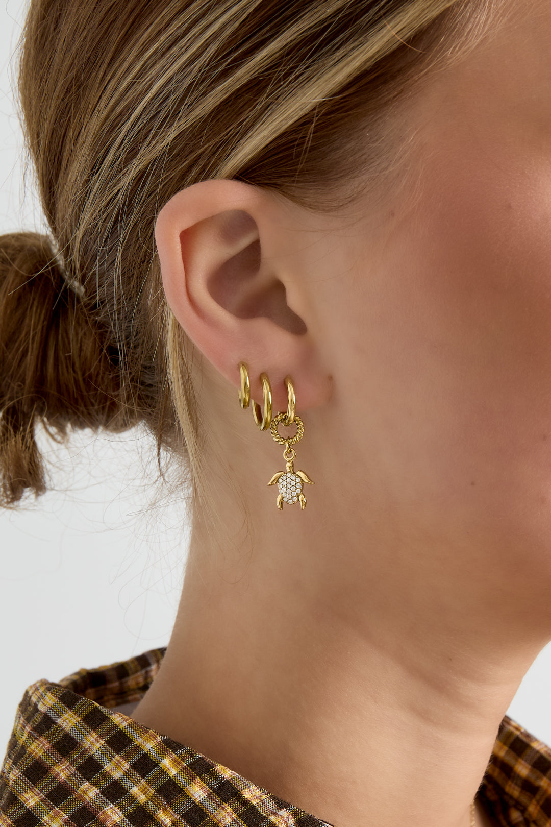 Pendientes Tortuga Circonitas