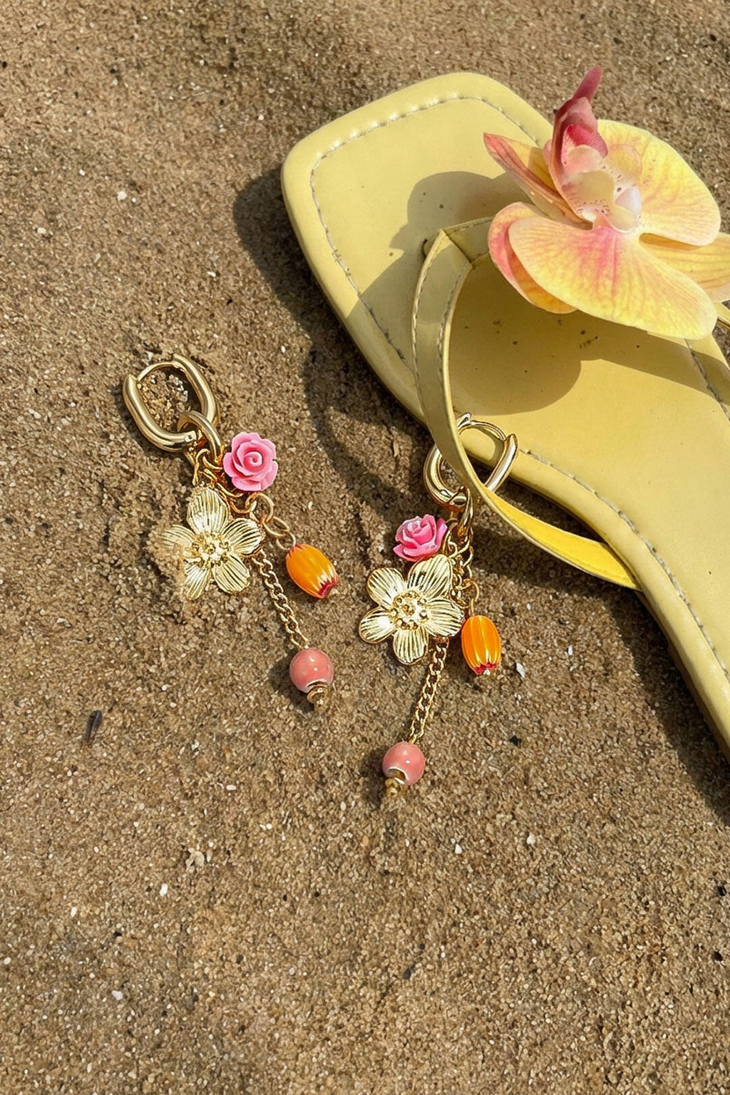 Pendientes romantic flower