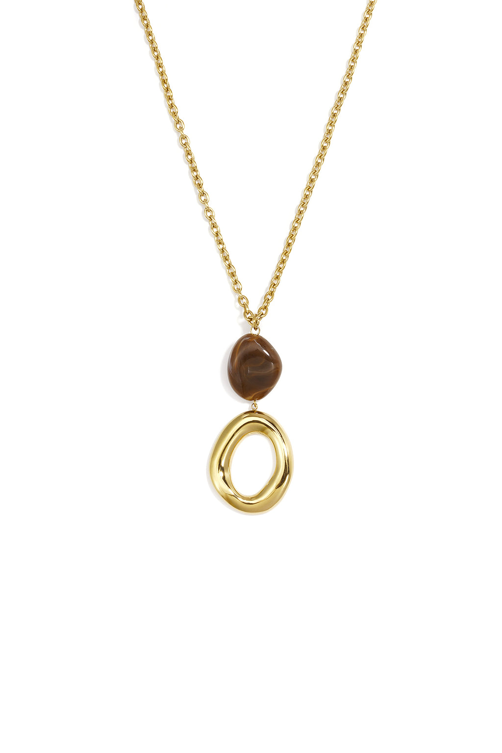 Collares colgantes estilo circular