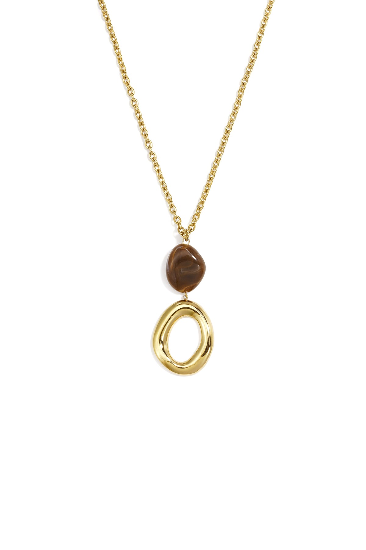 Collares colgantes estilo circular