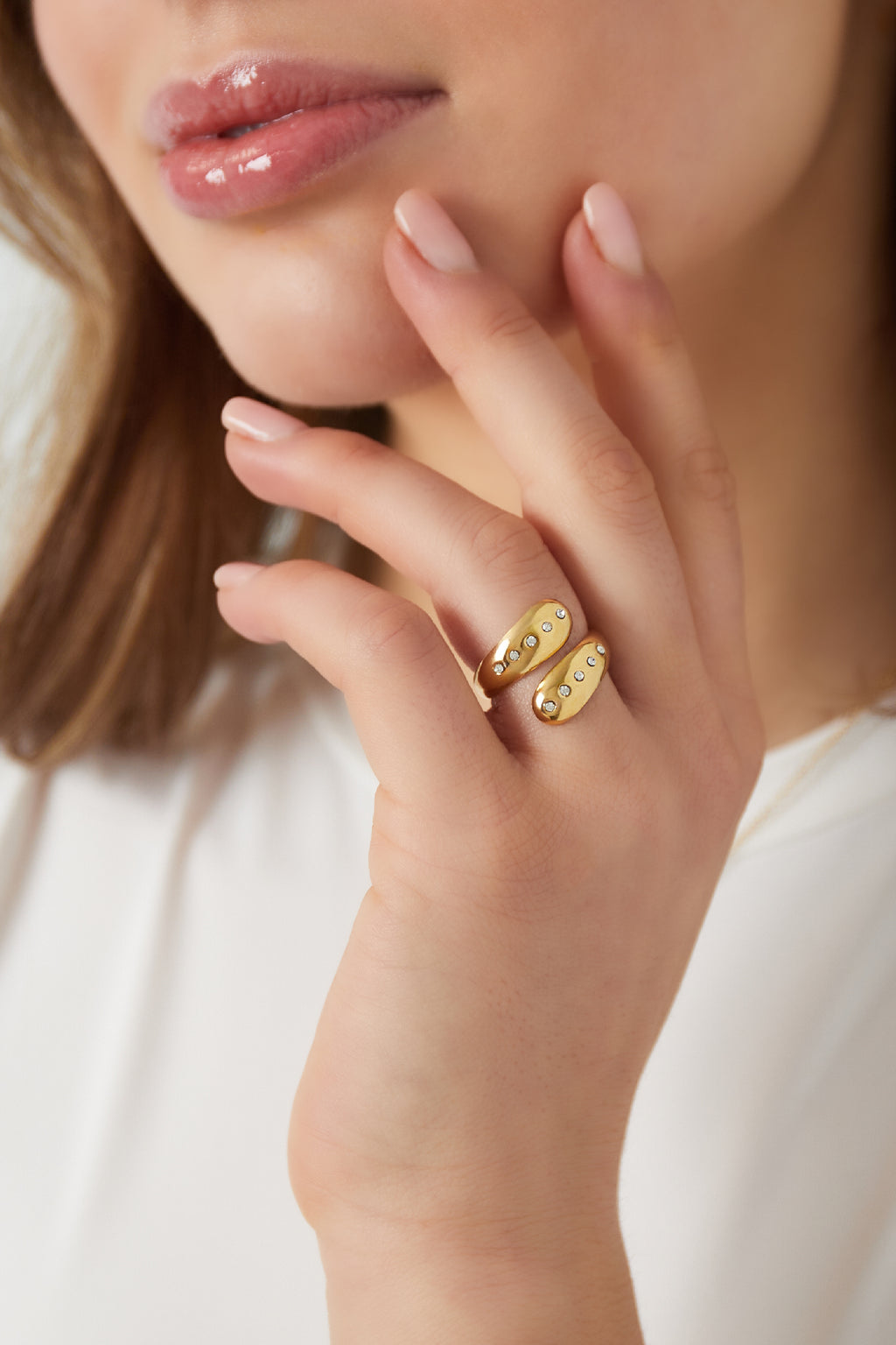 Anillo de brillo suave