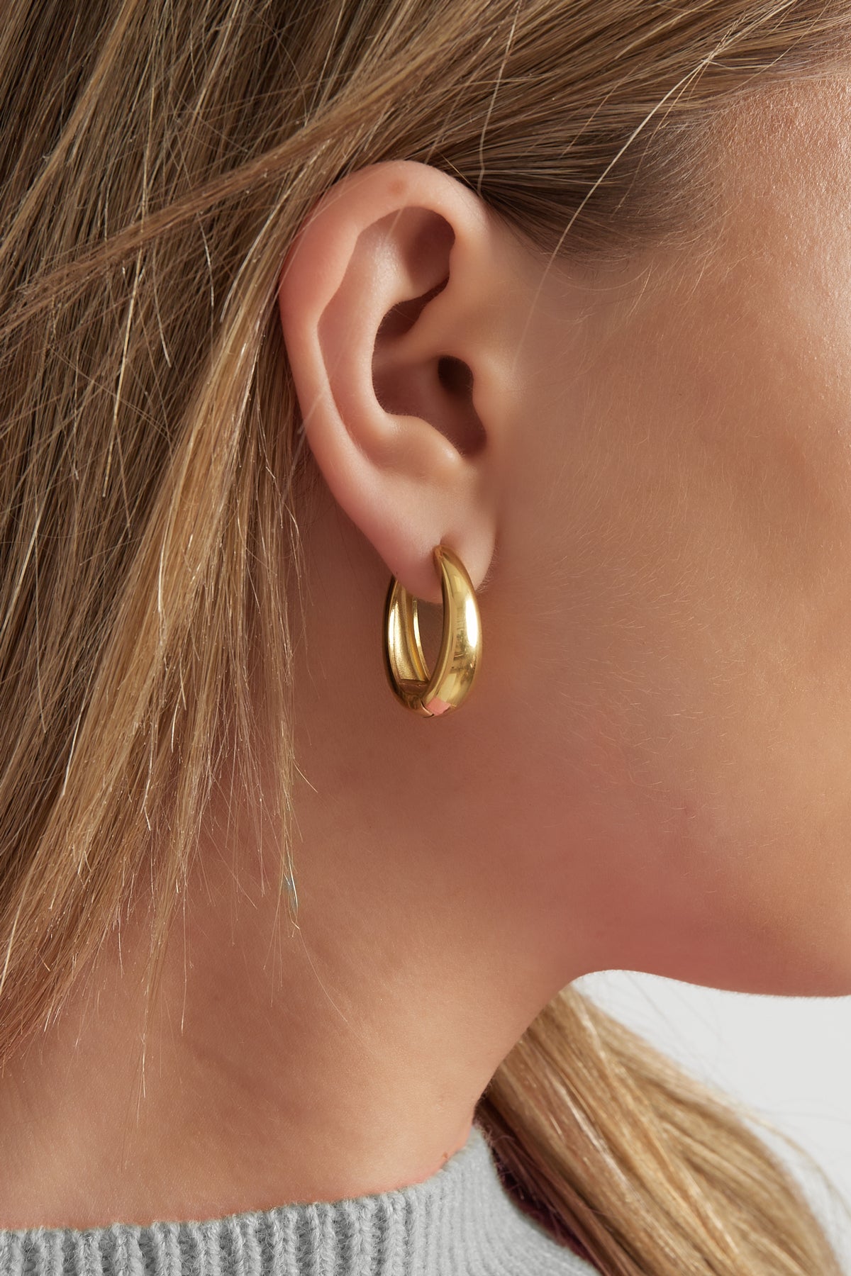 Pendientes de aro con clase
