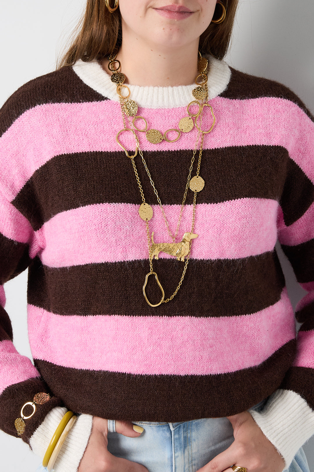 Collares de cadena estilo retro