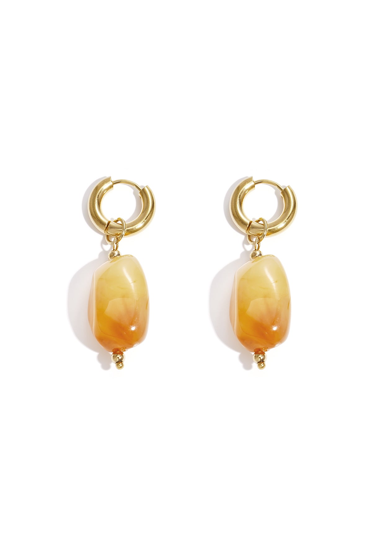 Pendientes colgantes de resina