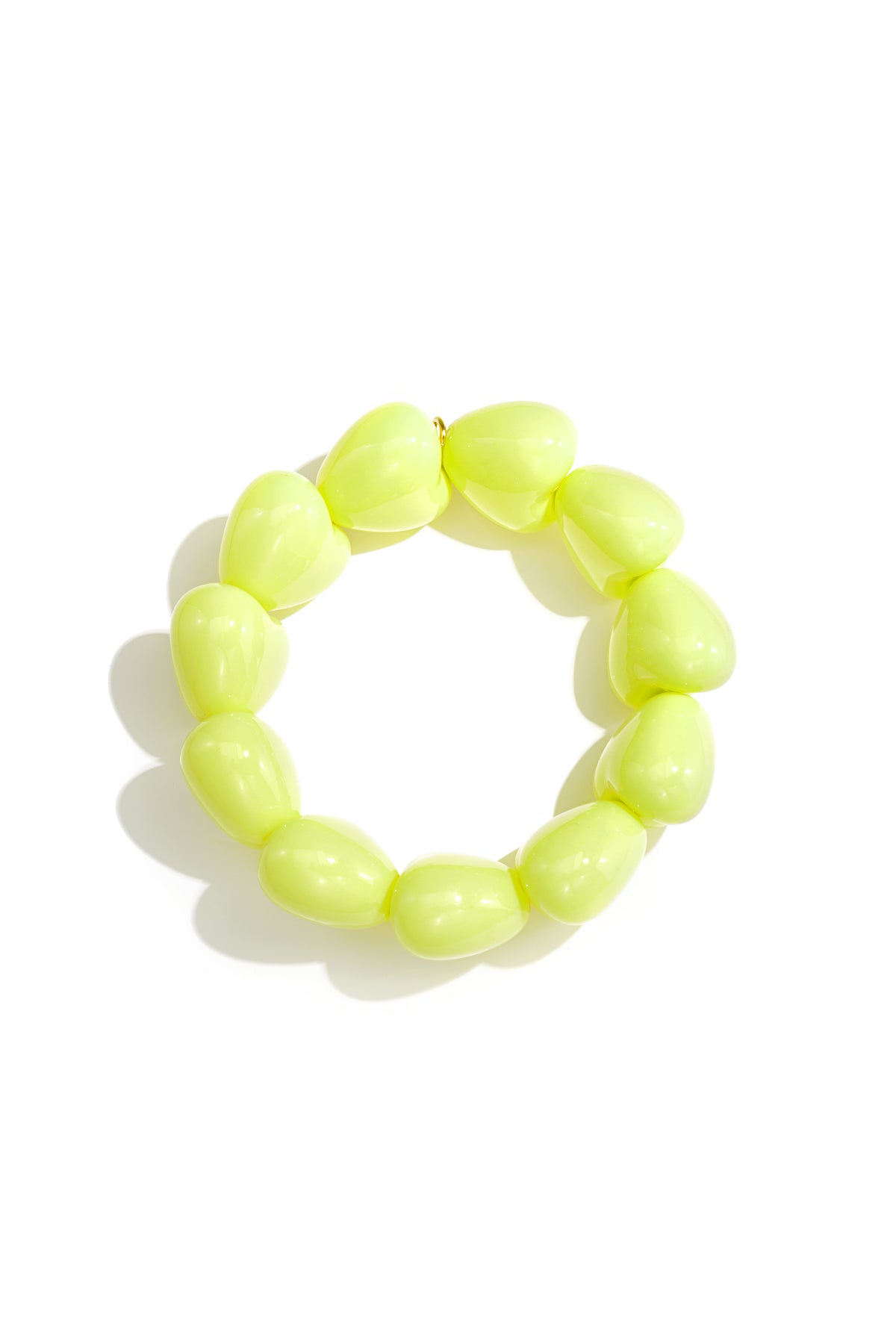 Pulsera de corazón grande de 11 cuentas