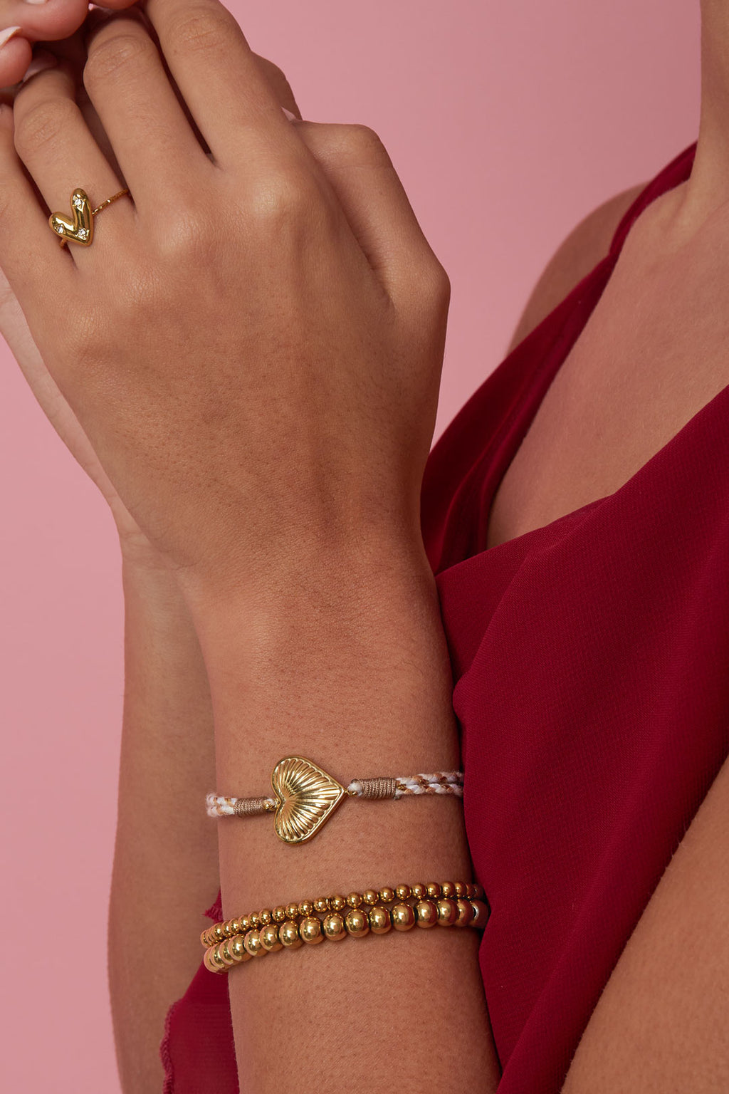 Elegant Gold Braided Bracelet for Spring/Summer