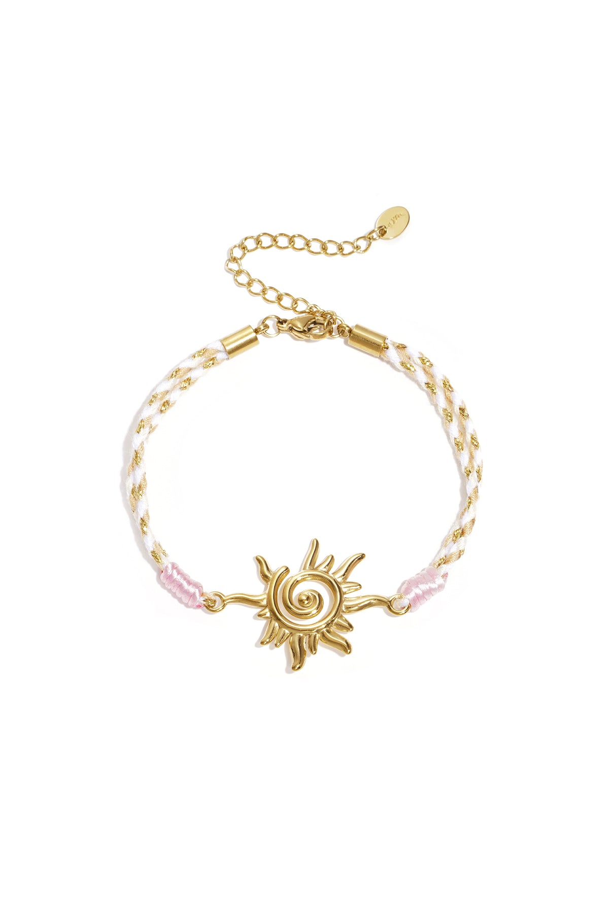 Elegant Gold Braided Bracelet for Spring/Summer