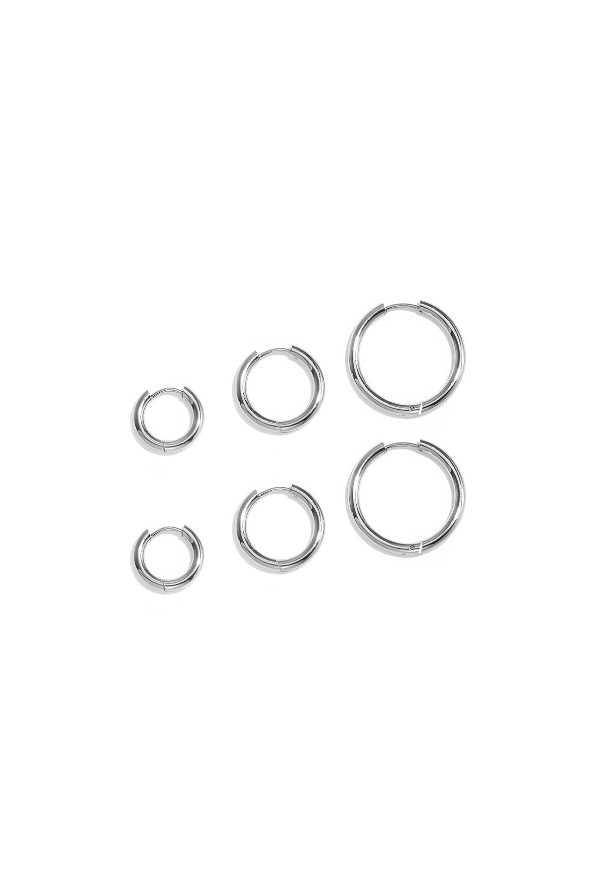 Conjunto de pendientes con forma geométrica