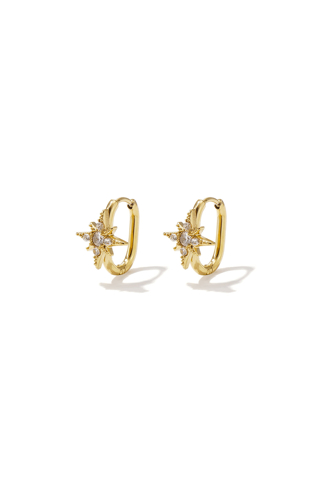 Pendientes con forma irregular Estrella