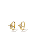 Pendientes con forma irregular Estrella