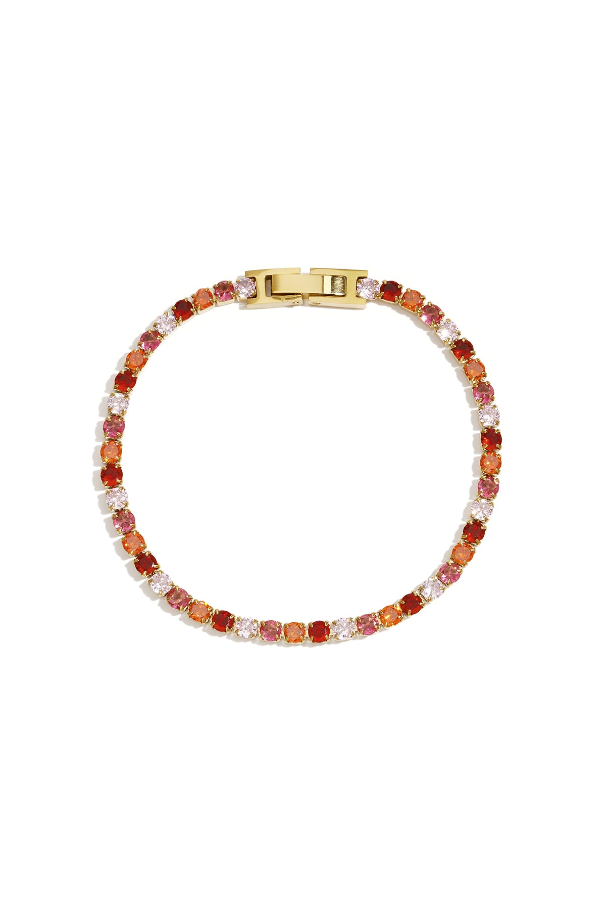 Pulseras de cadena de acero inoxidable con forma geométrica