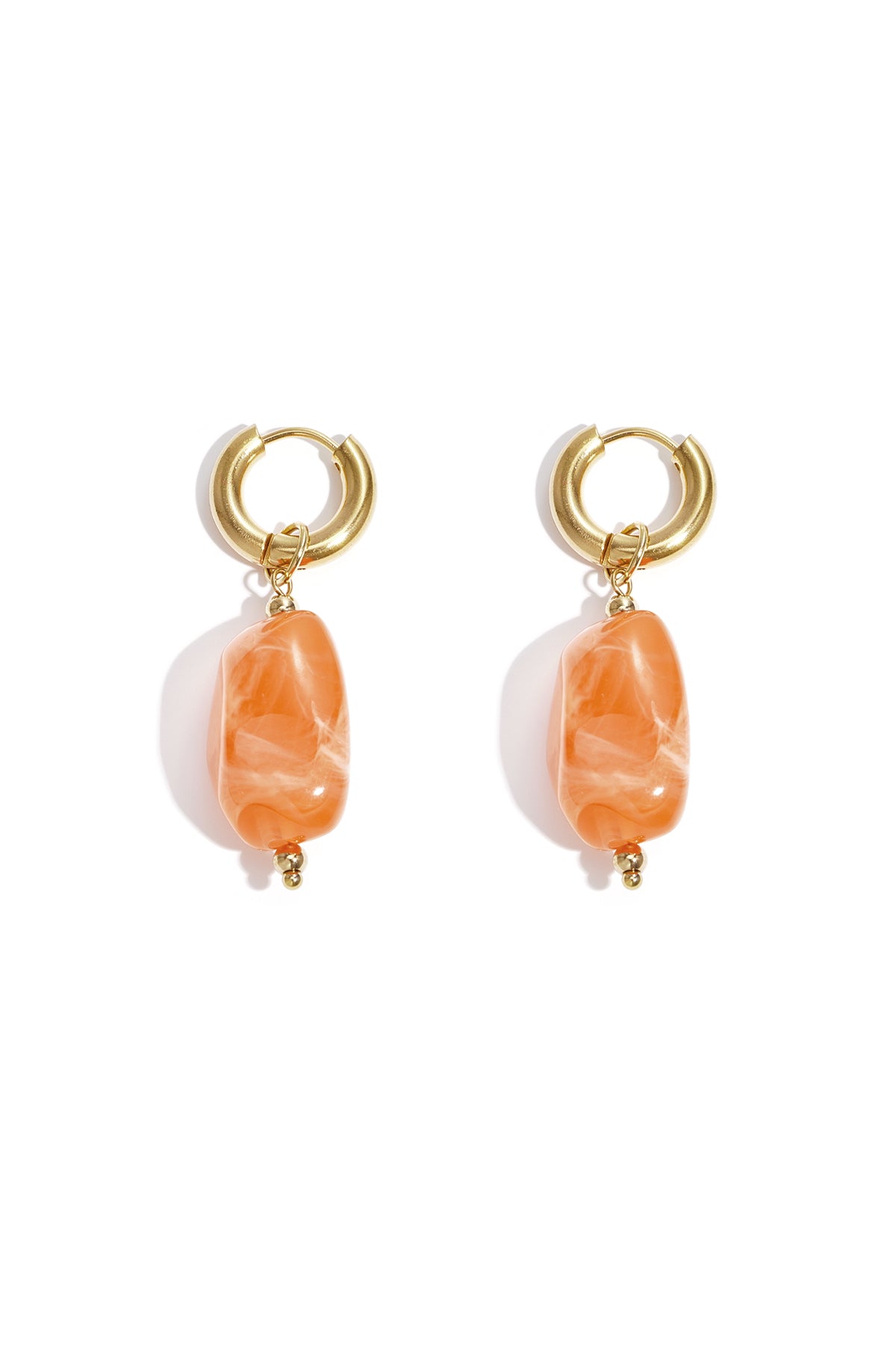 Pendientes colgantes de resina