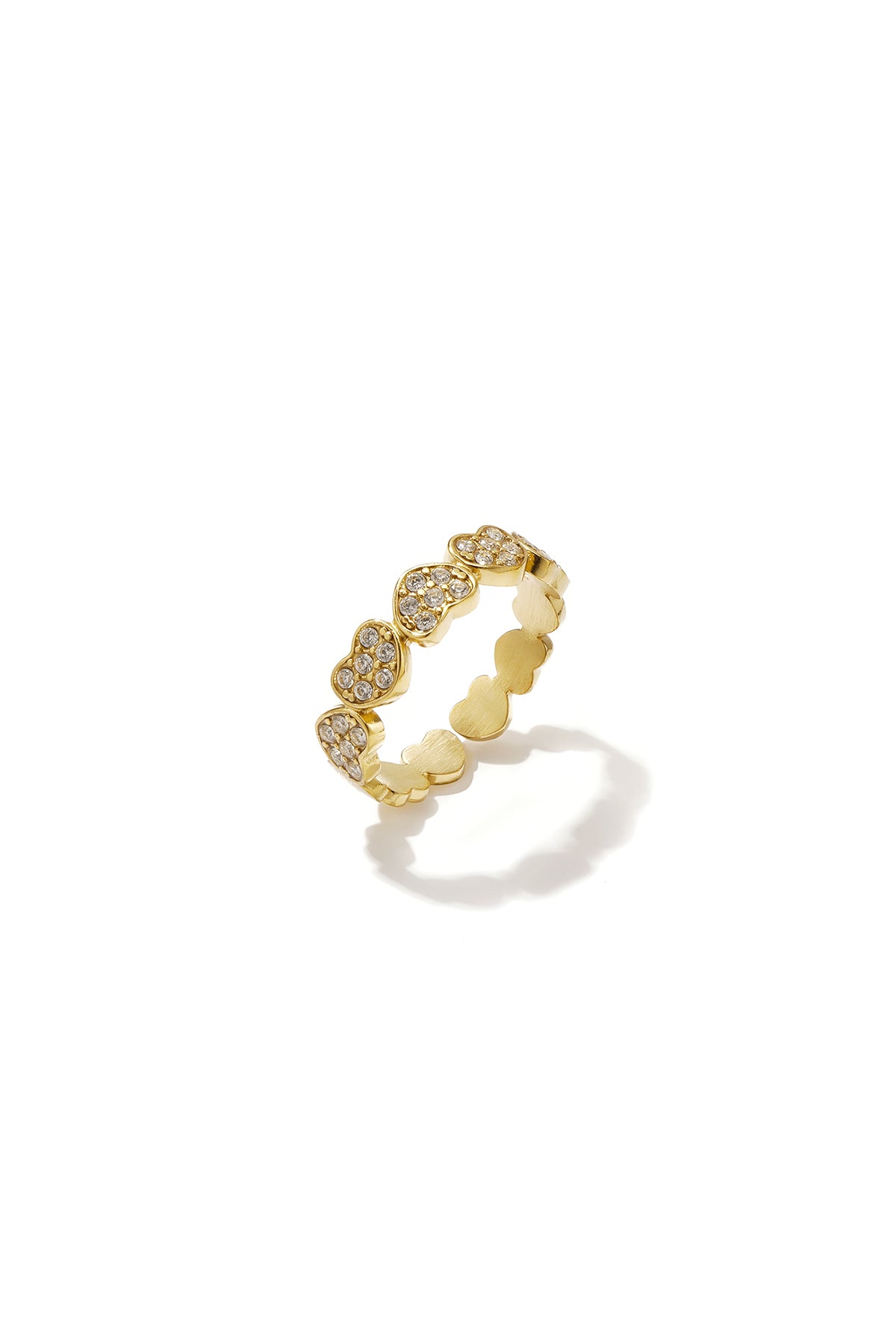 Anillos minimalistas con forma de corazón