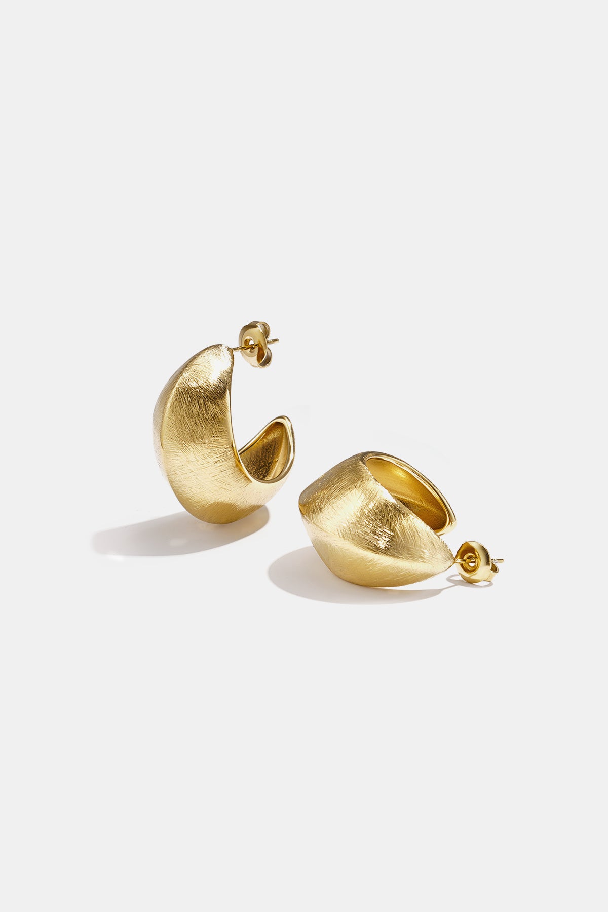Pendientes de aro circulares