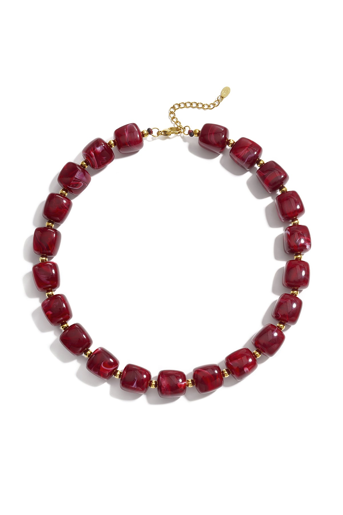 Collares de cuentas acrílicas con degradado de color