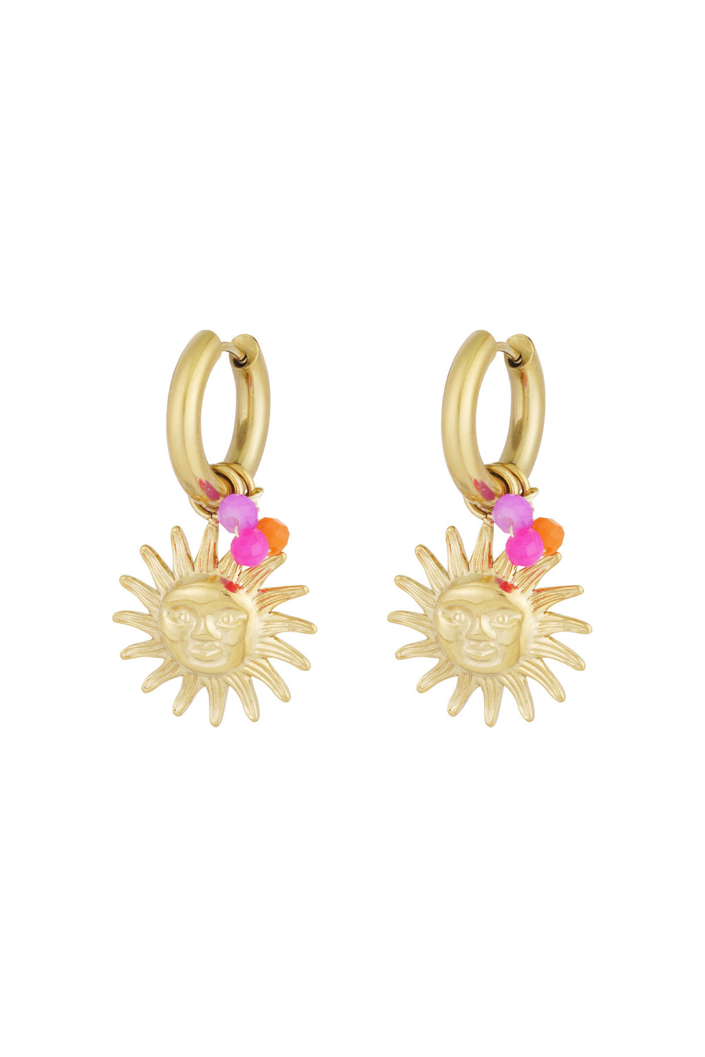 Elegant Gold & Coffee Brown Drop Earrings for All Occasions