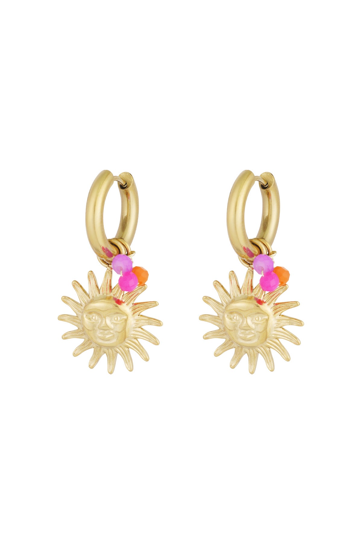 Elegant Gold & Coffee Brown Drop Earrings for All Occasions