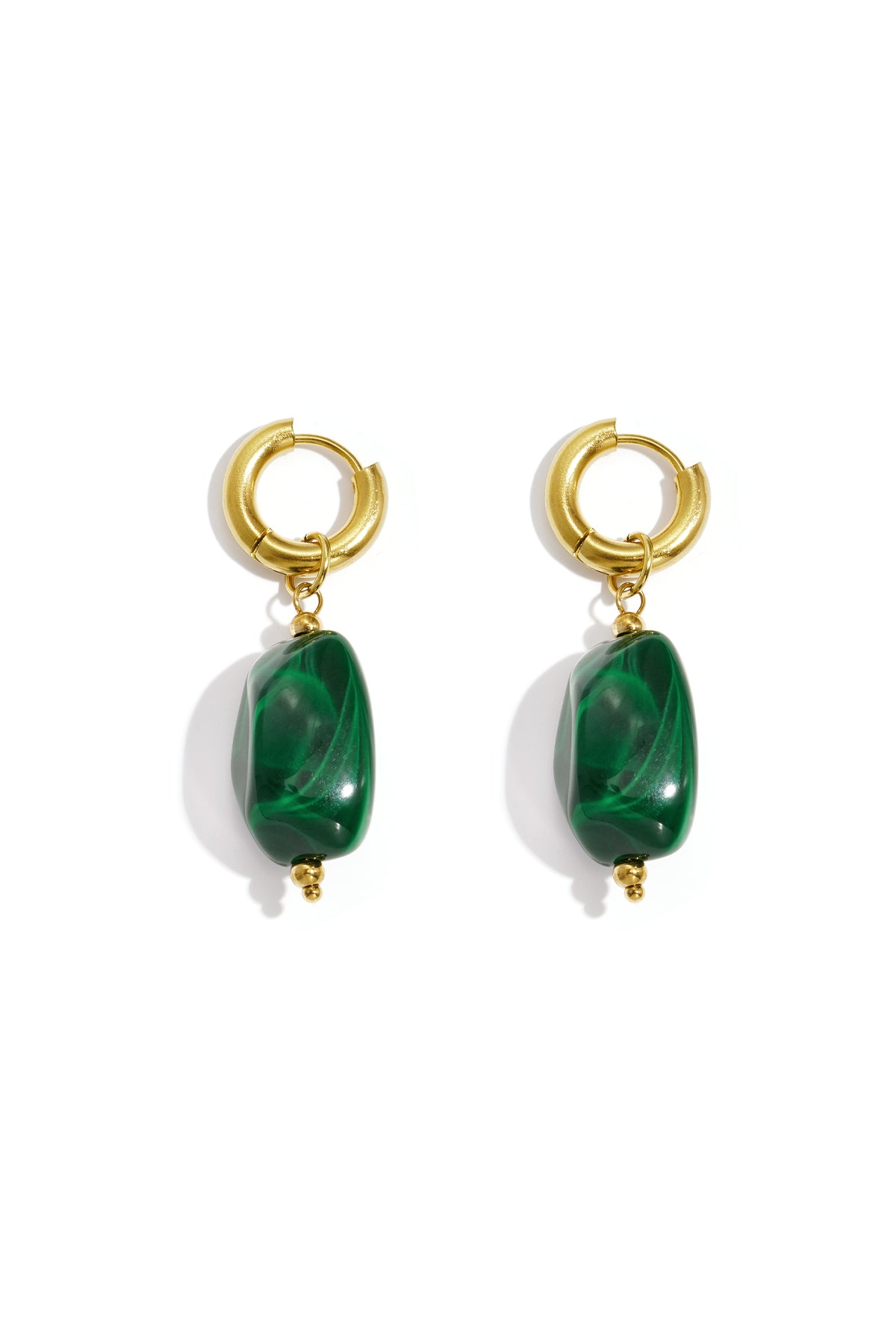 Pendientes colgantes de resina