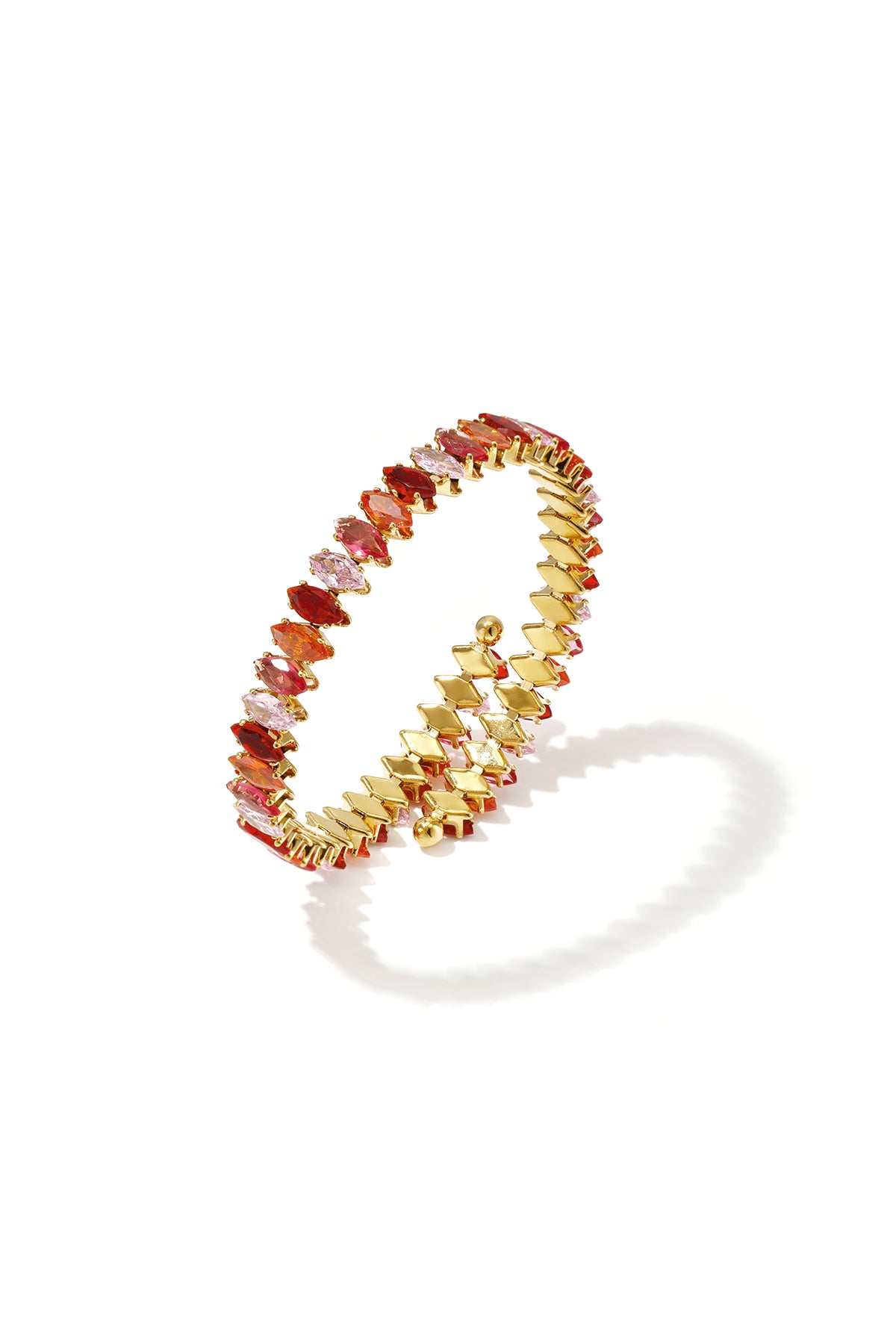 Pulseras de acero inoxidable con forma elíptica