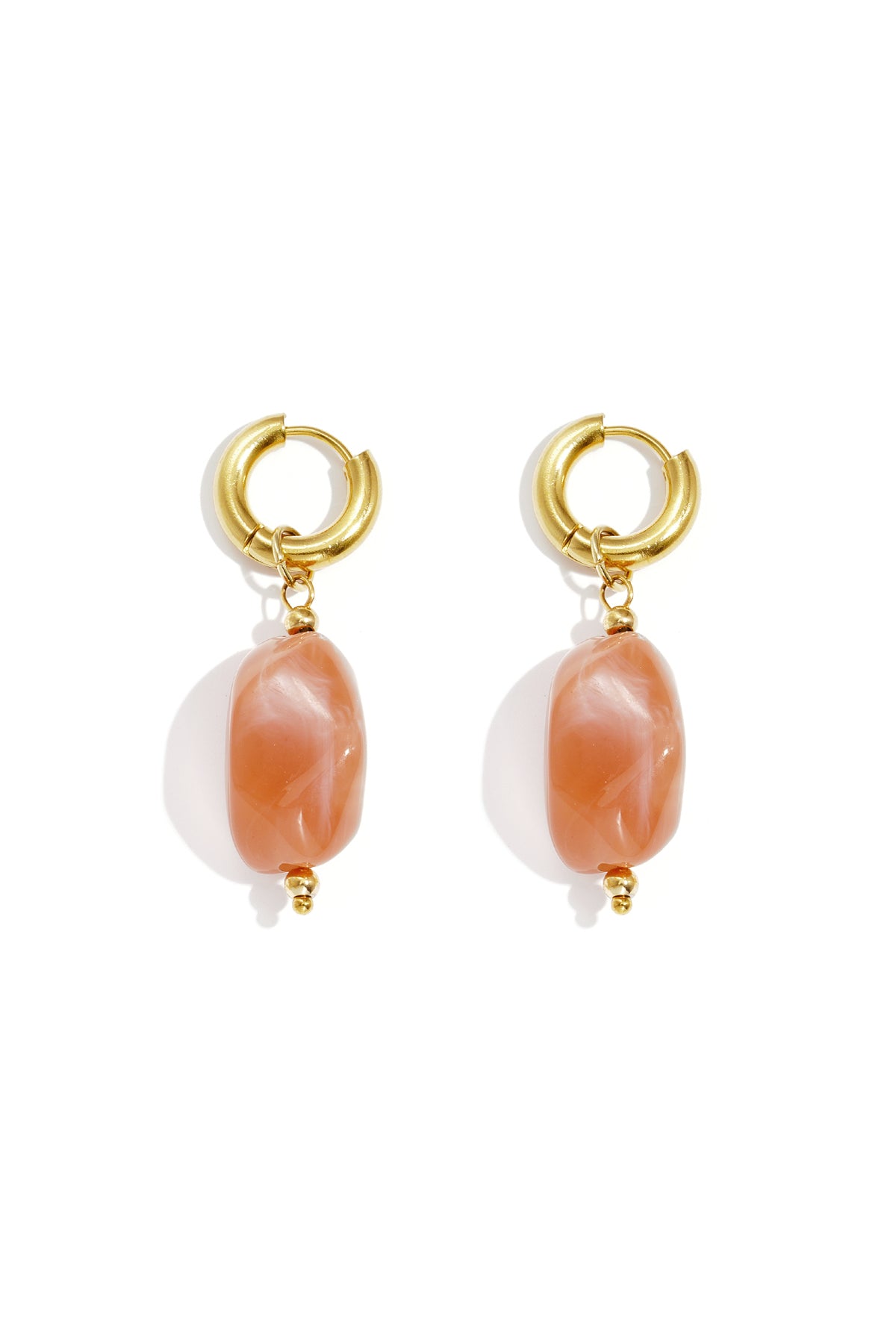Pendientes colgantes de resina