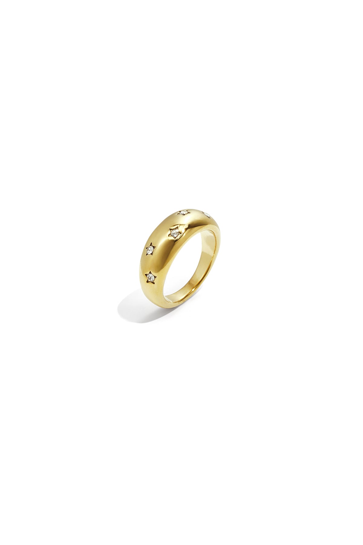 Elegant Gold Minimalist Star Ring for Daily Wear