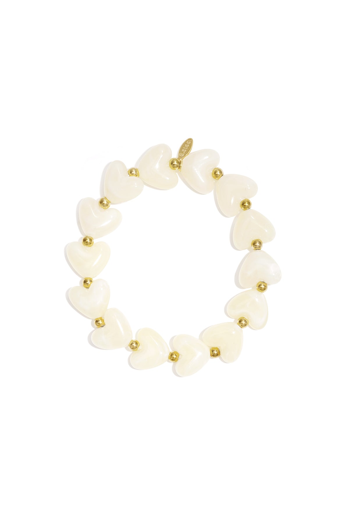 Pulsera Cuentas Corazones