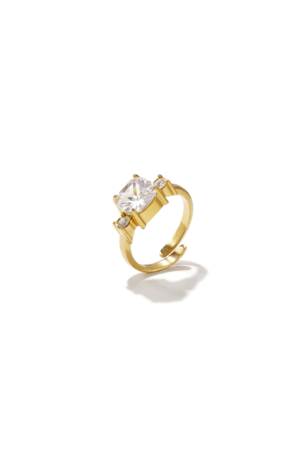 Anillo Minimalista con Circonitas