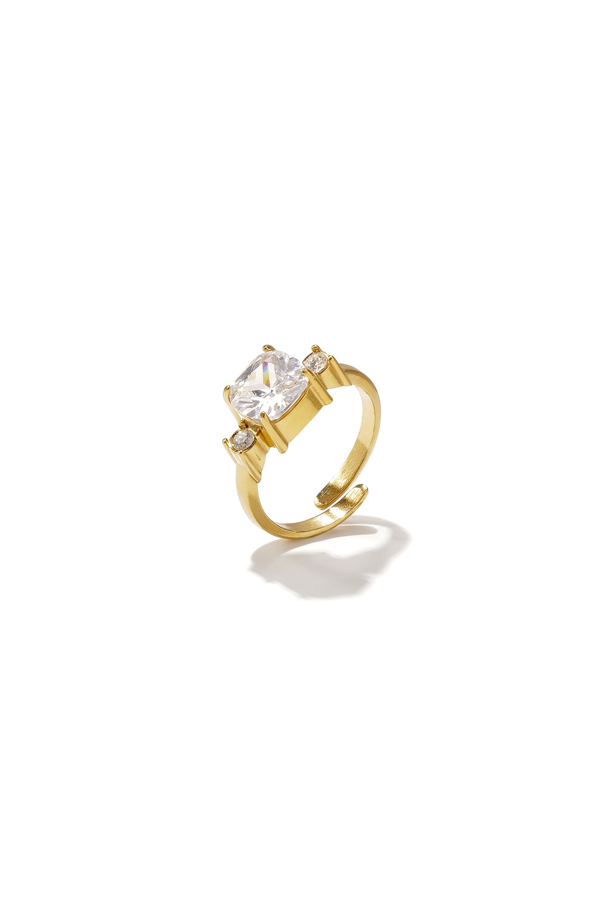 Anillo Minimalista con Circonitas