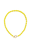 Collares de cuentas de acero inoxidable.