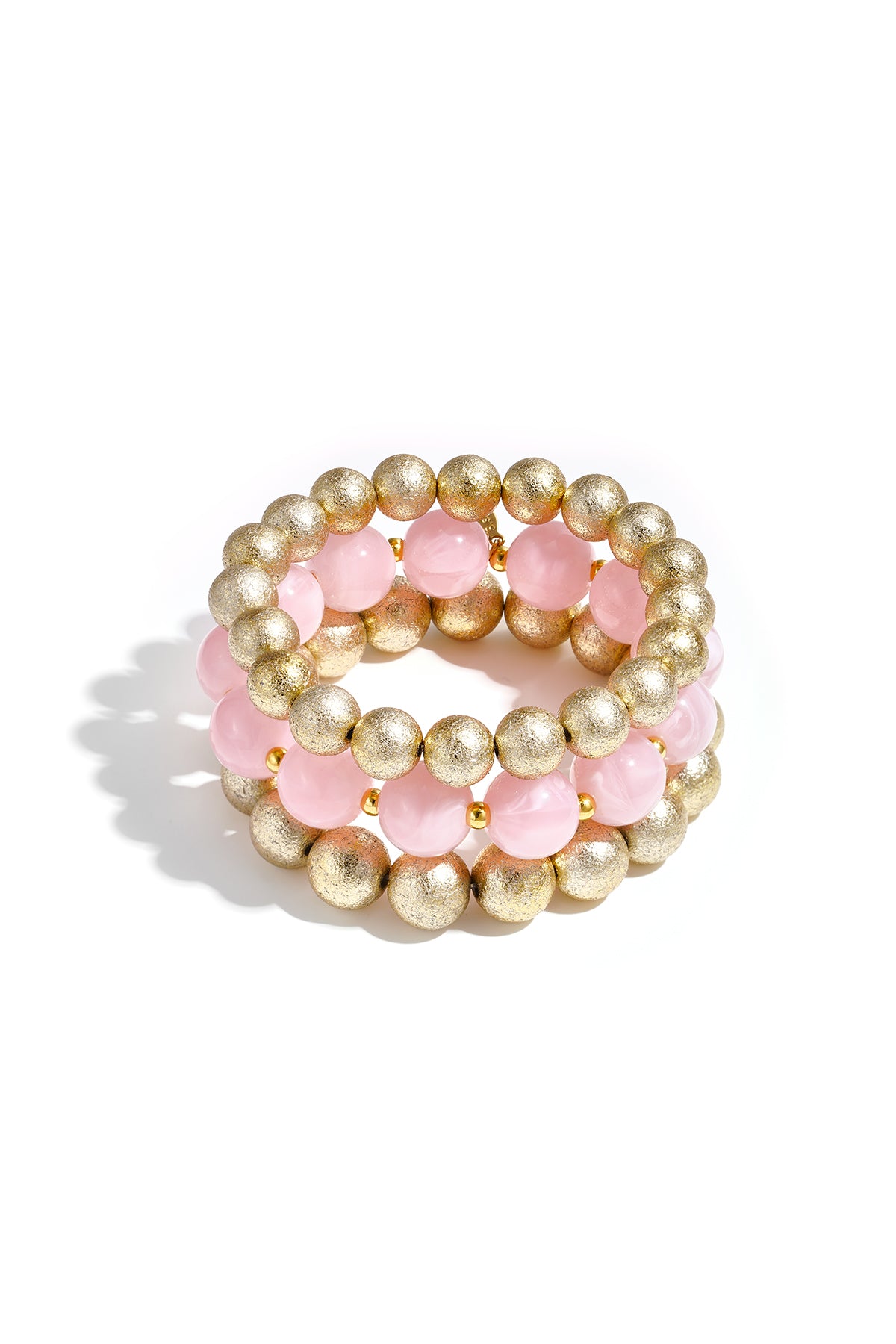 Juego de 3 pulseras con cuentas