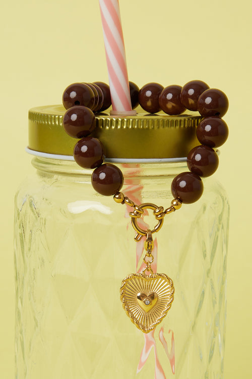 Dijes de joyería con forma de corazón