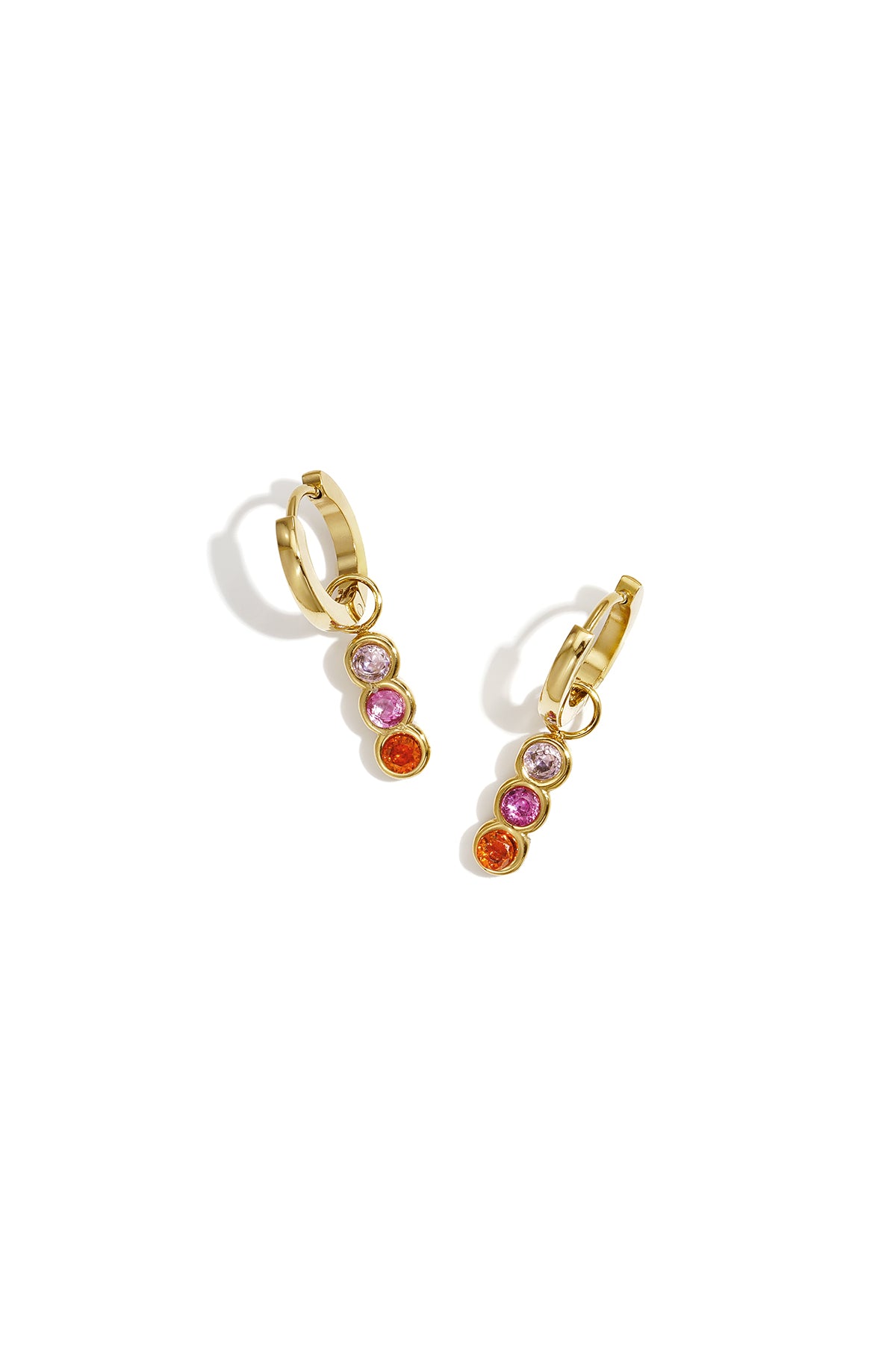 Pendientes colgantes con forma circular