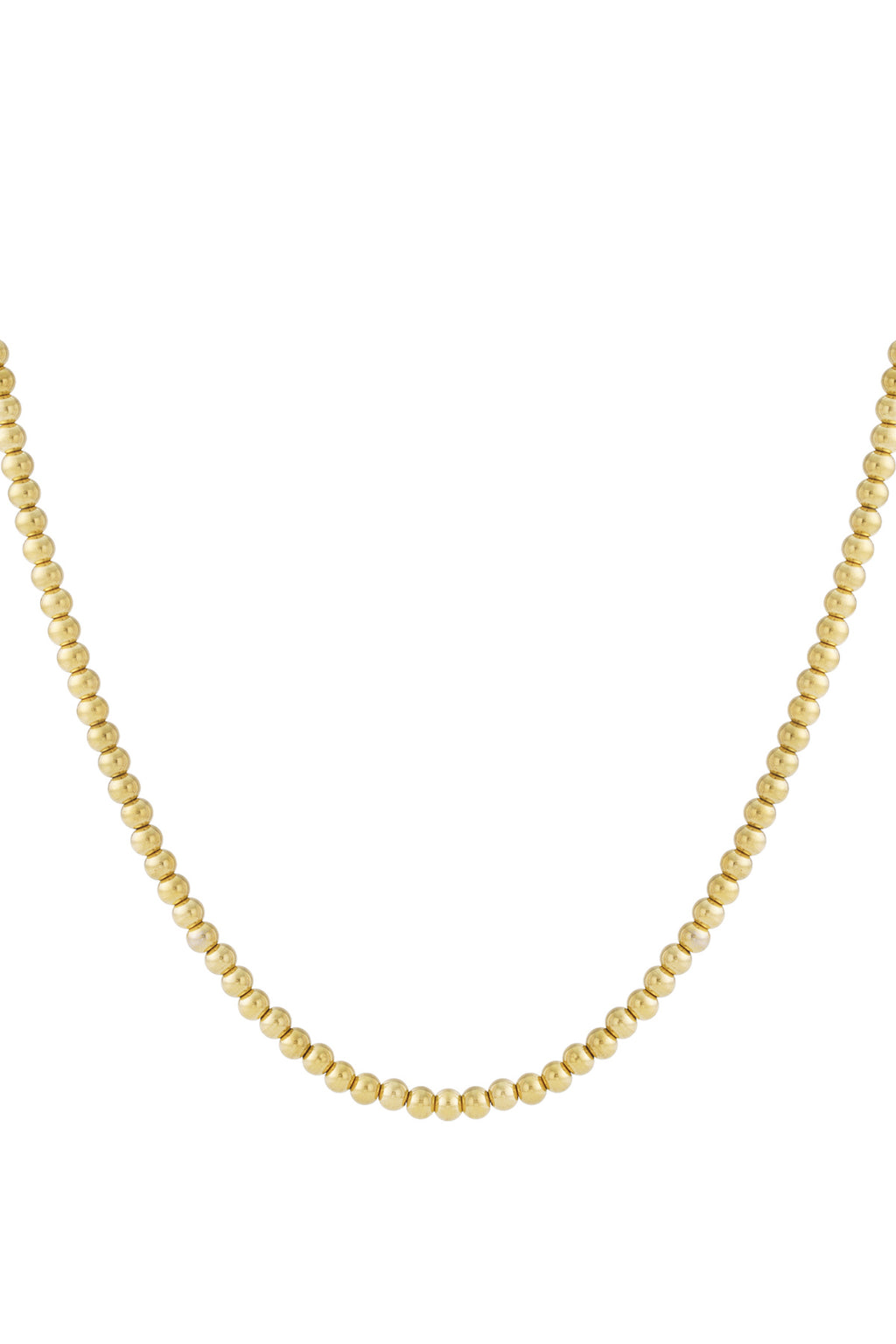 Collar de cuentas macizas de 6 mm