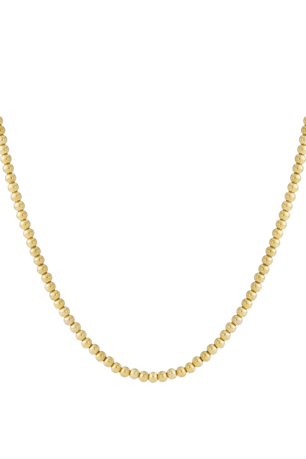Collar de cuentas macizas de 6 mm