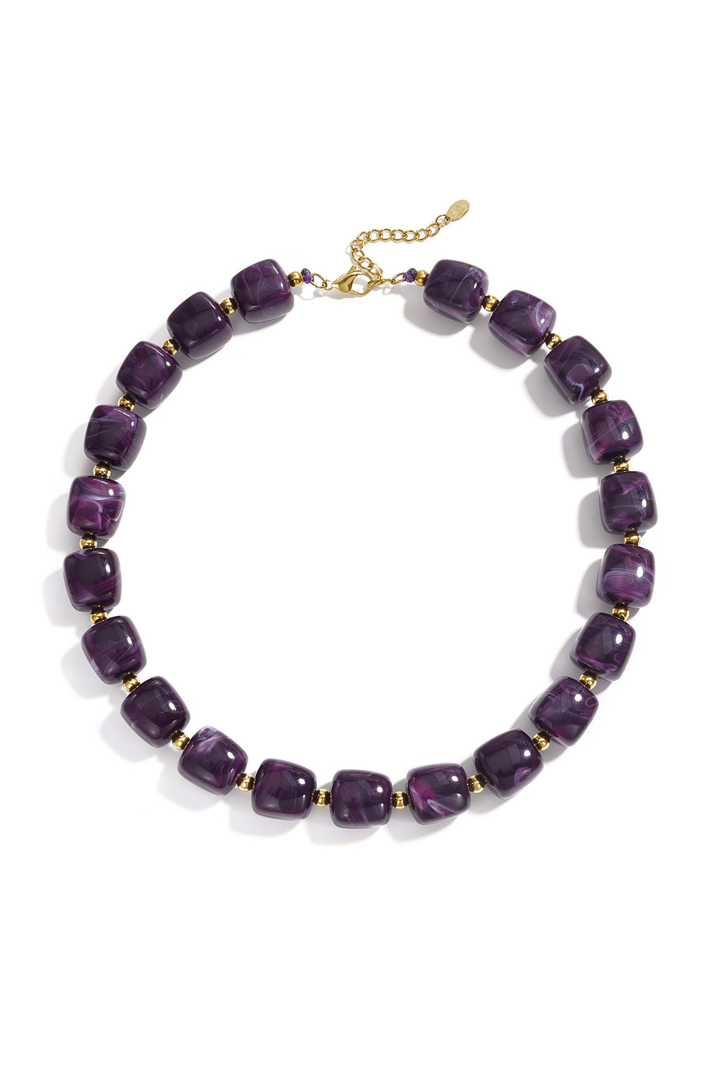 Collares de cuentas acrílicas con degradado de color
