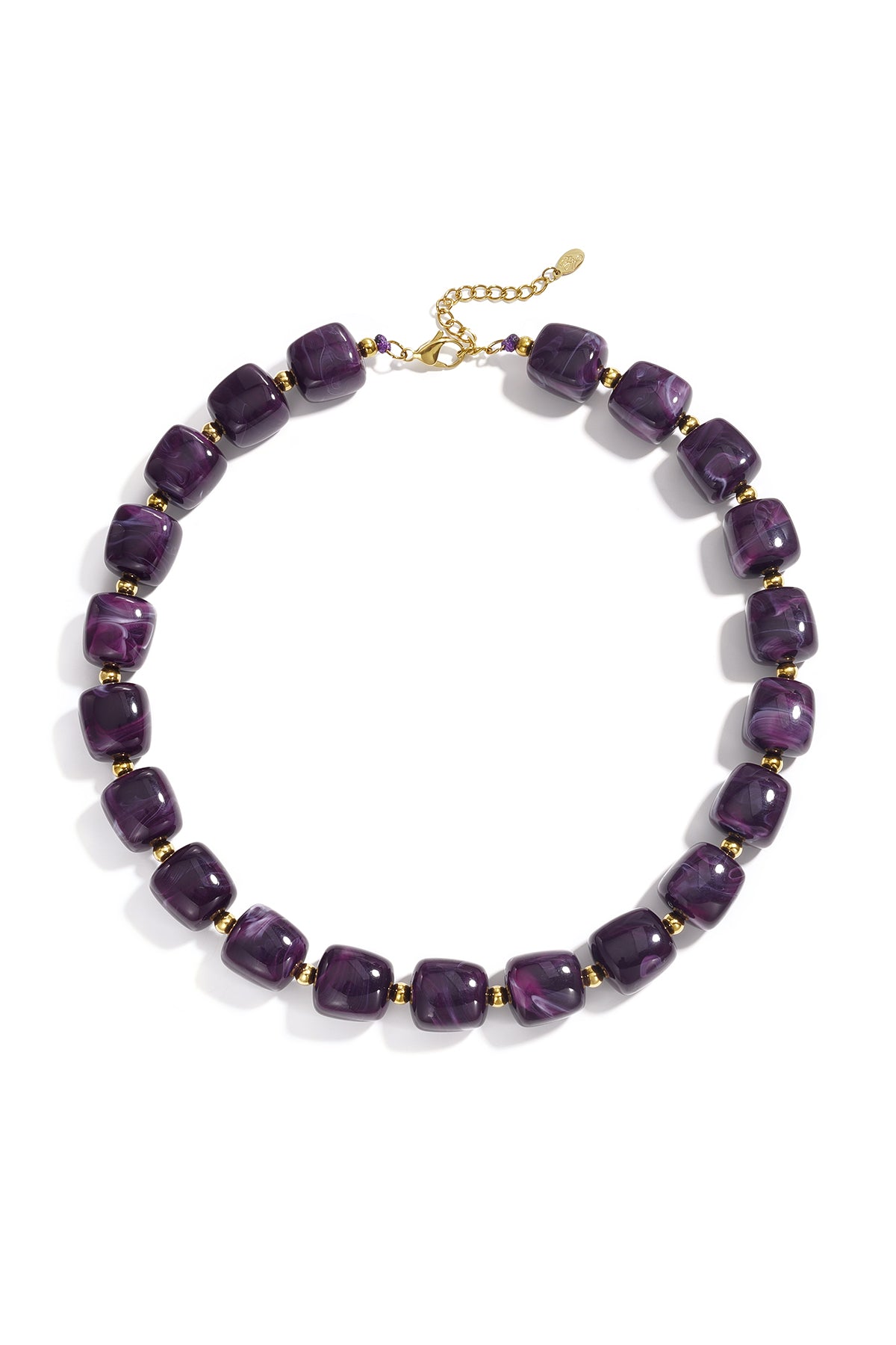 Collares de cuentas acrílicas con degradado de color