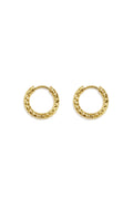 Pendientes de aro de acero inoxidable Circle Simple