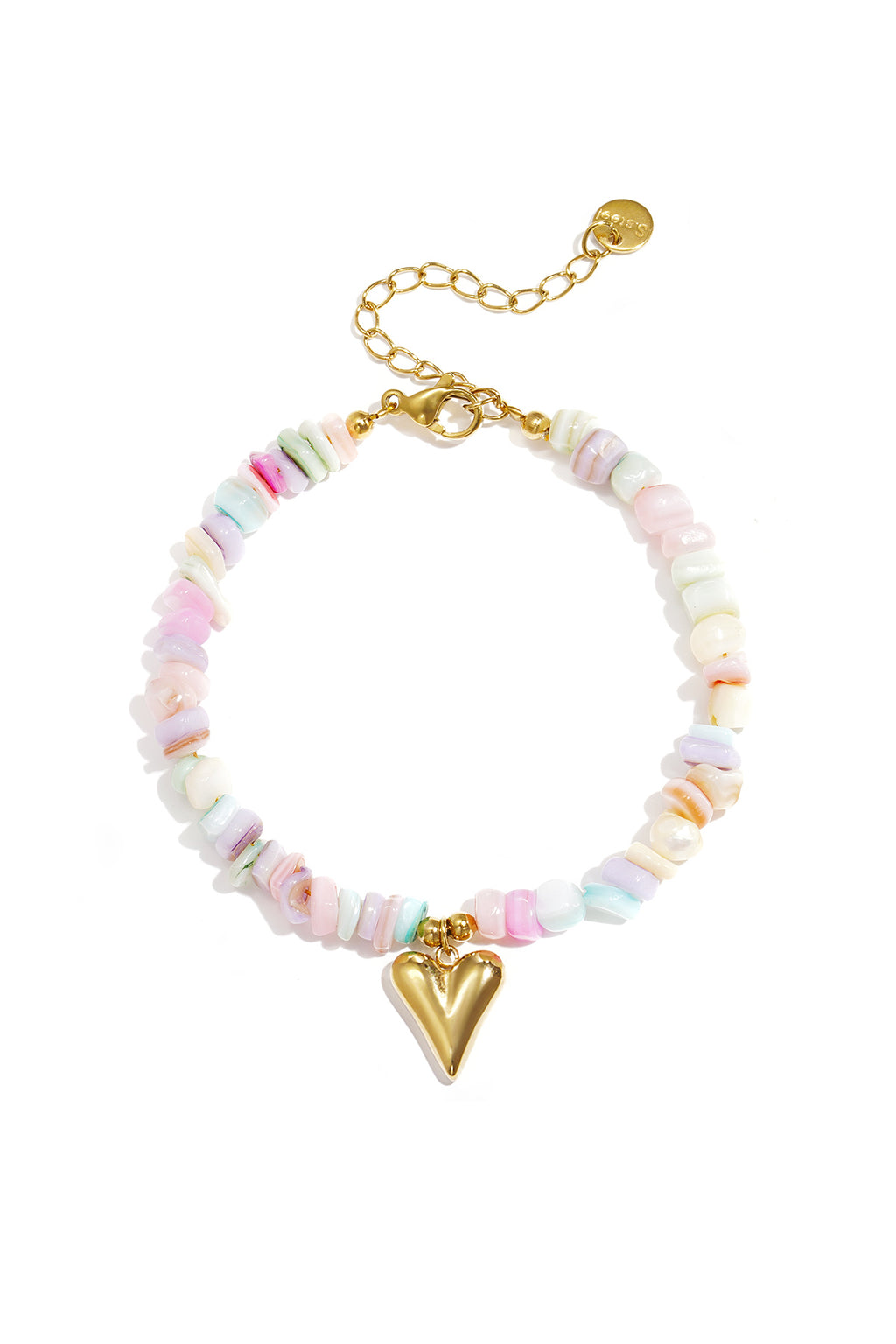 Charming Heart Beaded Bracelet for Women