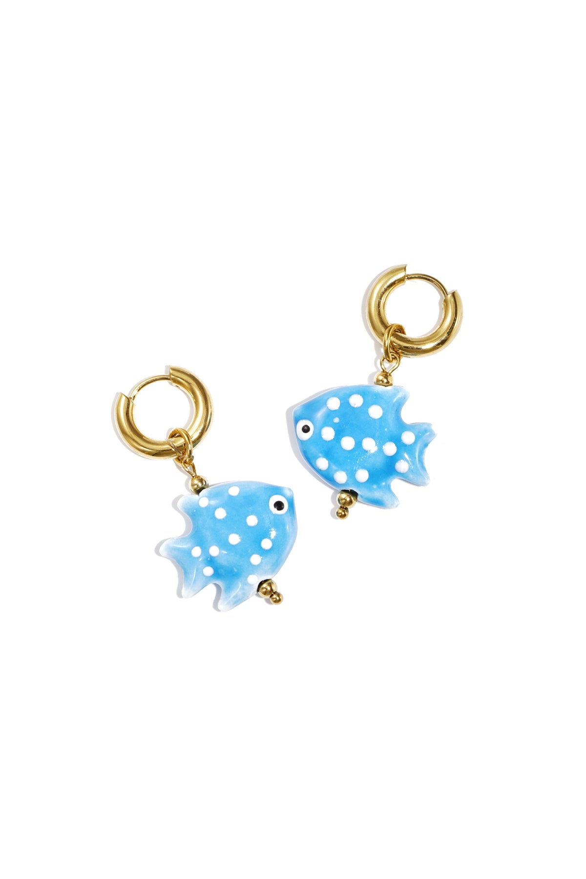 Pendientes con dije de pez