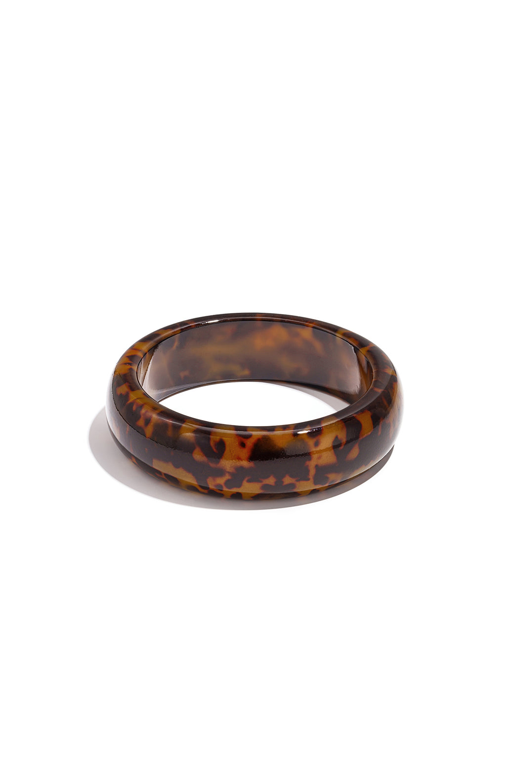 Brazalete de resina de leopardo