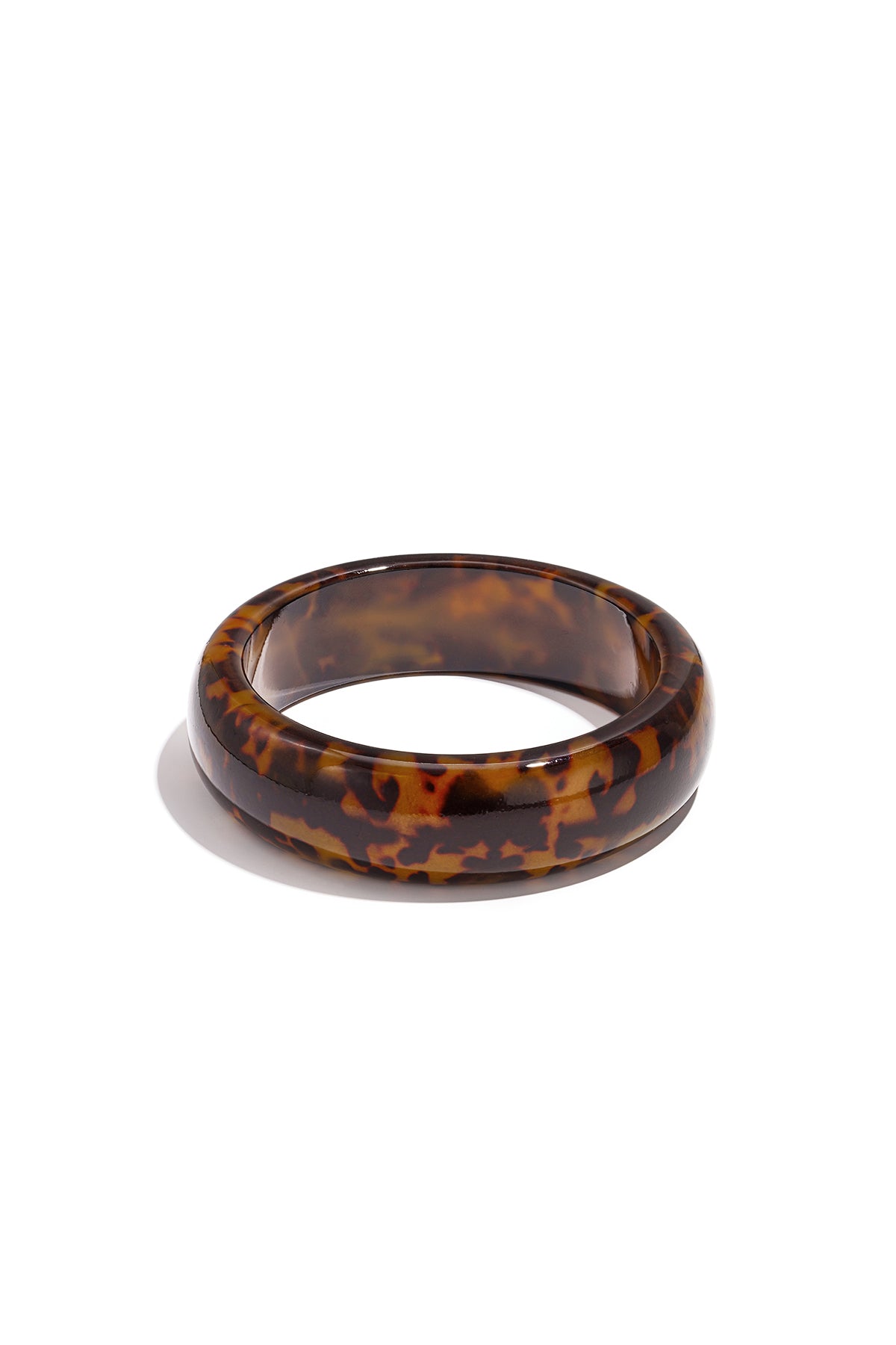 Brazalete de resina de leopardo