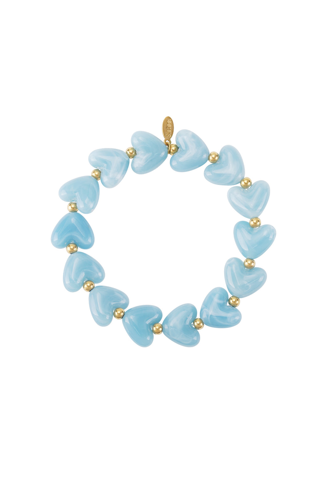 Pulsera Cuentas Corazones