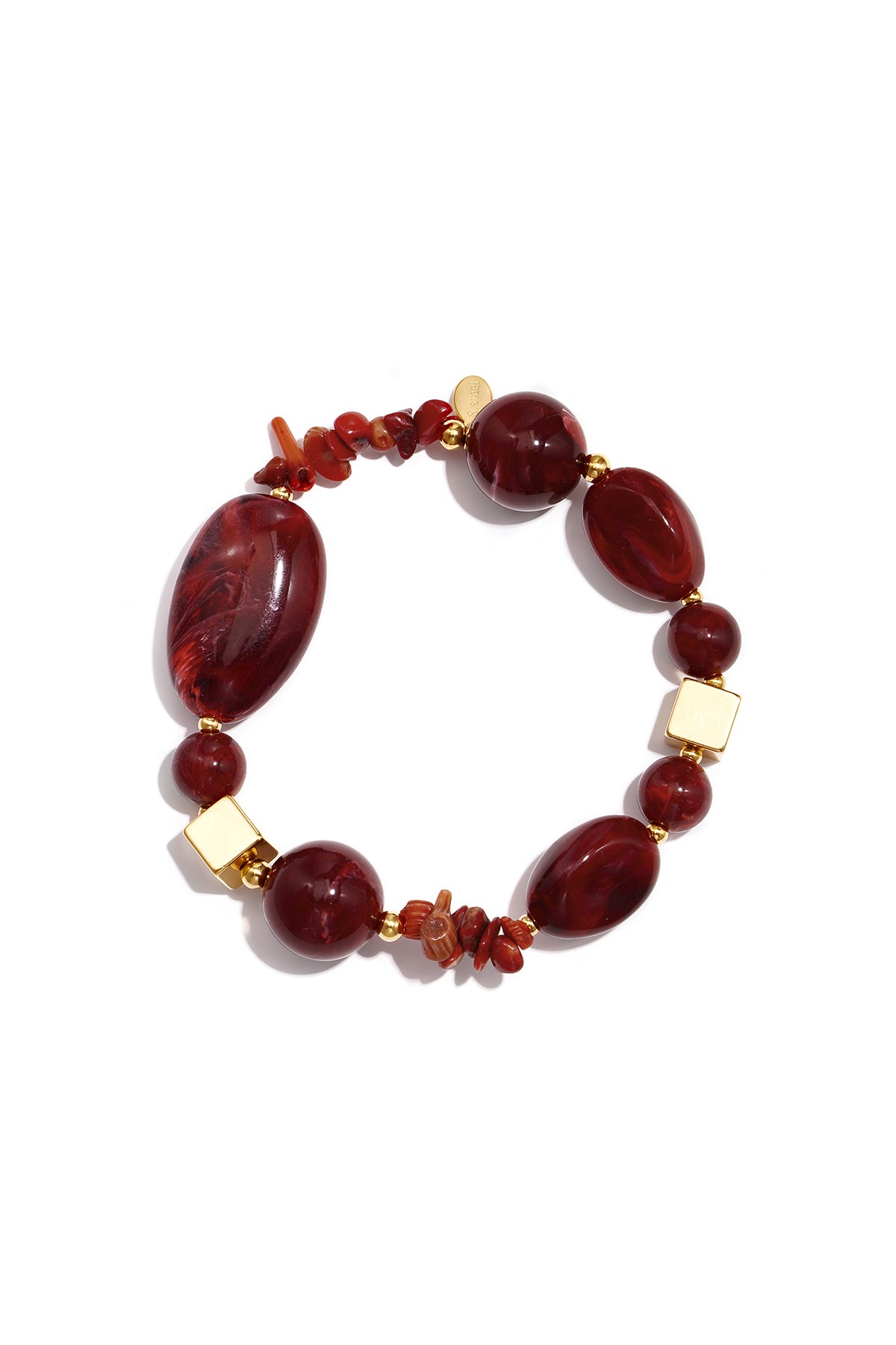 Pulseras de resina con cuentas