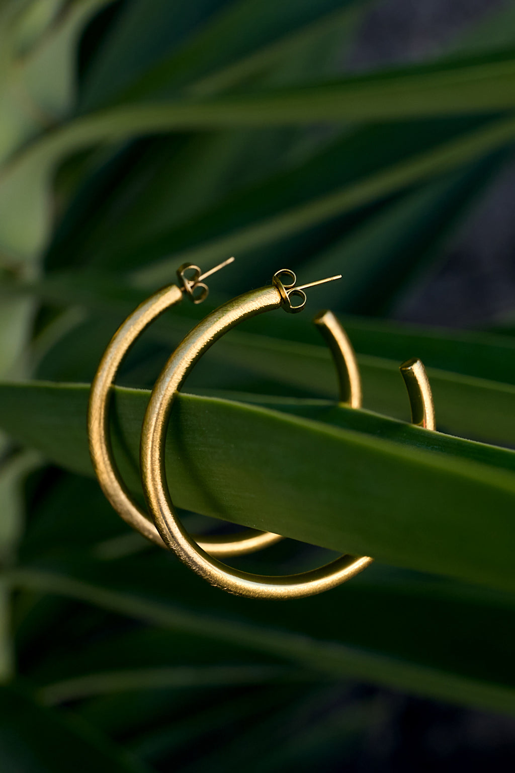 Pendientes de aro circulares