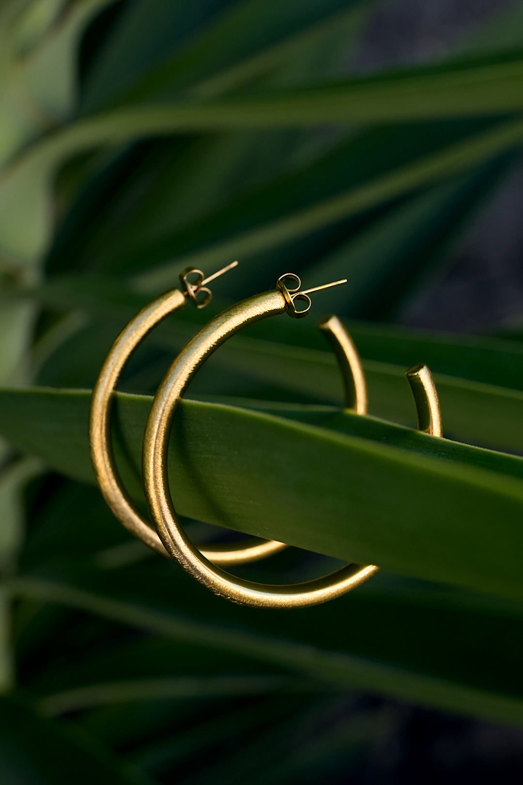Pendientes de aro circulares