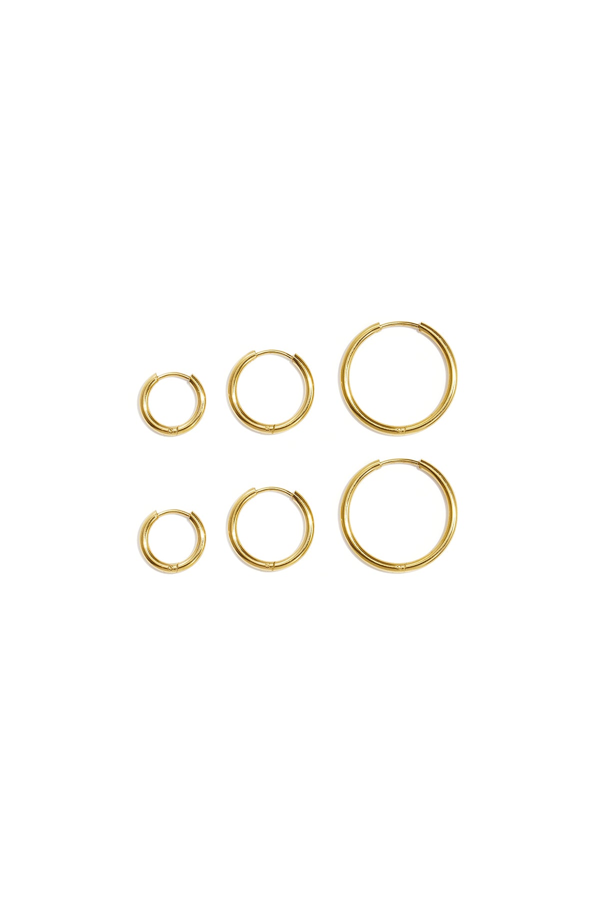 Conjunto de pendientes con forma geométrica