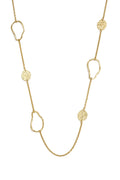 Collar largo de forma irregular