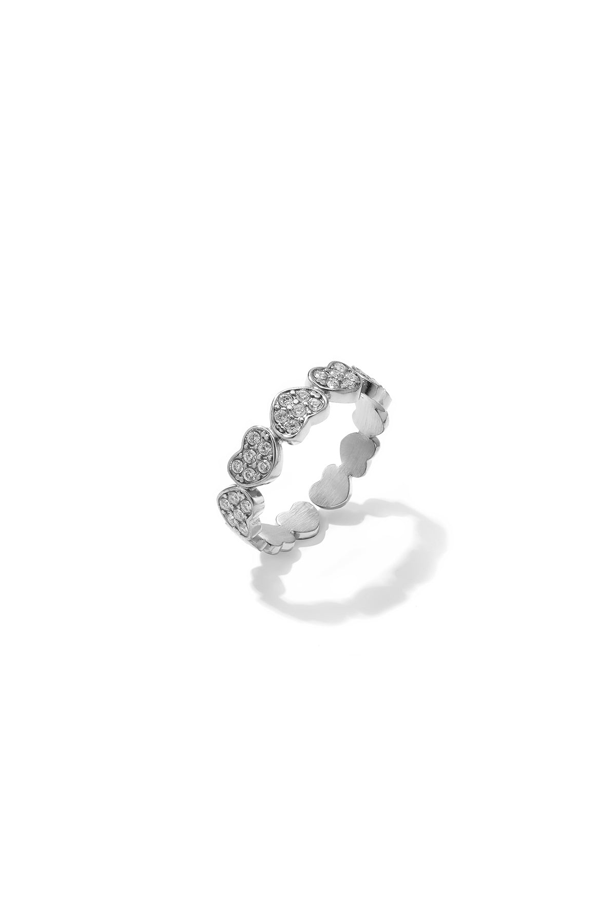 Anillos minimalistas con forma de corazón