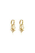 Pendientes colgantes estrellas